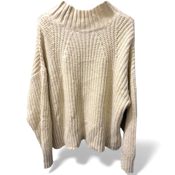 ON 34th, Cream Chunky Knit Sweater, Size Large (NWT) - Picture 4 of 5